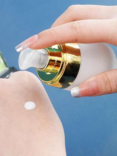 1/3 حبة حاوية تجميل قابلة للتعبئة، زجاجة زجاجية مع غطاء للكريمات والمستحضرات السفرية، حاوية صغيرة محمولة لإنتاج مستحضرات العناية بالبشرة، زجاجة بخاخ، حاوية لصب العطور، إكسسوارات سفر وحمام ضرورية