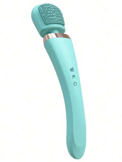 فرشاة حمام كهربائية من السيليكون قابلة للشحن، ذات وظائف متعددة وذات اهتزاز، أداة قابلة للغسل لتدليك الظهر