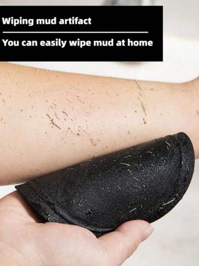 فرشاة حمام مطاطية سوداء واحدة، تقشير الجسم للاستحمام في المنزل، إكسسوارات الحمام، أداة الاستحمام، منشفة تقشير الجسم الناعمة لإزالة الجلد الميت بدون ألم، تنظيف عميق شائع