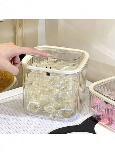 حاوية تخزين لكبسولات المنظفات، صندوق موزع لمساحيق أو أقراص الغسيل مع غطاء محكم وكوب، منظم لغرفة الغسيل لحافظات الغسالة والغسالة الأطباق