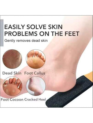 أدوات العناية بالقدمين حجر البوميس لإزالة الكالوس والبثور من القدمين، فرشاة قدم للتقشير والتنعيم، مبراة قدم كبيرة للعناية والتقشير