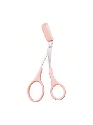 3 قطع مجموعة أدوات تشذيب الحواجب، مقص، مشذب، شكّال حواجب، منزف شعر اللحية والتشذيب