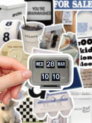 57 قطعة ملصقات زخرفية عتيقة للحاسب المحمول، الدفتر، غطاء الهاتف، ملصقات زخرفية، لوازم مدرسية، العودة للمدرسة