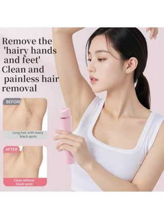 جهاز إزالة الشعر الكهربائي ، إزالة الشعر بدون ألم ، مناسب لأجزاء الجسم المختلفة ، صغير ومحمول ، قابل للغسل ، للجنسين