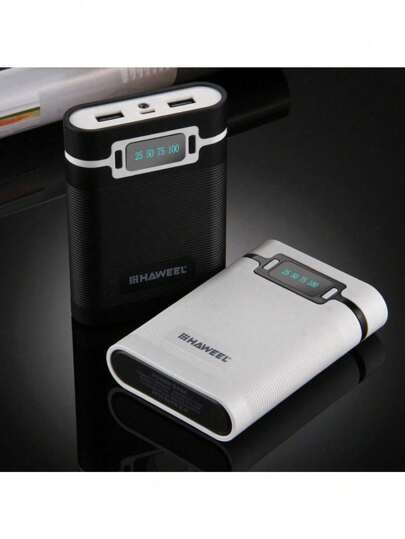 صندوق الطاقة المحمول القابل للإزالة 18650 ببطارية ليثيوم آيون غير ملحوم، علبة بطارية محمولة USB غير ملحومة (البطاريات غير مضمنة)