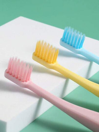 فرشاة أسنان للأطفال من عمر 2-6 سنوات، حماية اللثة، مصنوعة من شعيرات خيطية طبية فائقة الرقة، فرشاة أسنان أطفال برؤوس صغيرة وشعيرات لينة بألوان حلوى، تحمي اللثة
