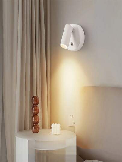 ضوء ليلي قابل للدوران 360 درجة، يعمل ببطارية ليثيوم قابلة للشحن بواسطة USB، ضوء قراءة LED مغناطيسي، ضبط الإضاءة باللمس، مناسب لديكور غرفة النوم، رف التصاميم، غرفة المعيشة، المكتب، الباركتكريم عيد الميلاد، عيد الحب، هالوين، هدية مثالية