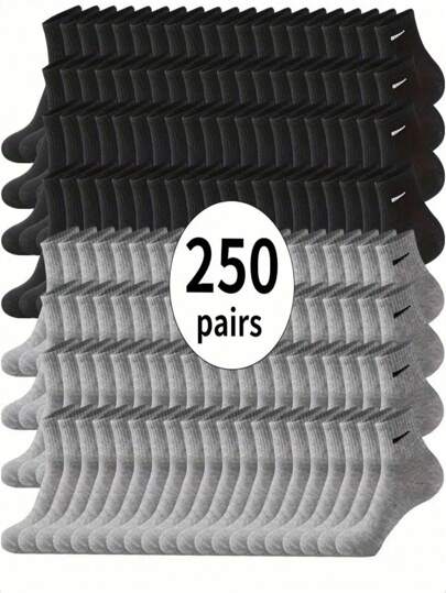 250/200/150/100/50/40/30/20/15/10/5/3/2/1 زوج من جوارب رياضية للرجال قابلة للتهوية ، جوارب للجري في الأماكن المفتوحة مريحة وقابلة للتهوية ومضادة للروائح الكريهة والبكتيريا مناسبة للاستخدام اليومي