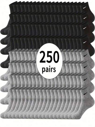 250/200/150/100/50/40/30/20/15/10/5/3/2/1 زوج من جوارب رياضية للرجال قابلة للتهوية ، جوارب للجري في الأماكن المفتوحة مريحة وقابلة للتهوية ومضادة للروائح الكريهة والبكتيريا مناسبة للاستخدام اليومي