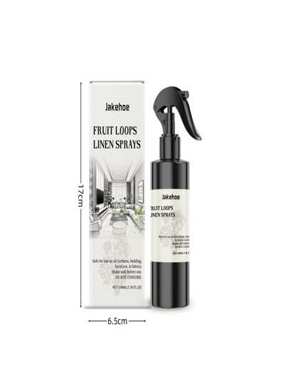 بخاخ معطر للكتان، منعش للهواء خفيف الوزن، يعيد تنشيط الأقمشة ويزيل الروائح الكريهة من الستائر والأنتريهات والسجاد عن طريق إطلاق عطر طويل الأمد، محمول