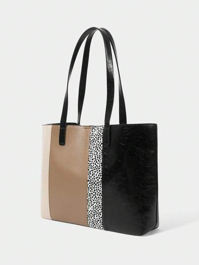 SHECARRY حقيبة كبيرة السعة أنيقة وبسيطة مناسبة للنساء للصيف