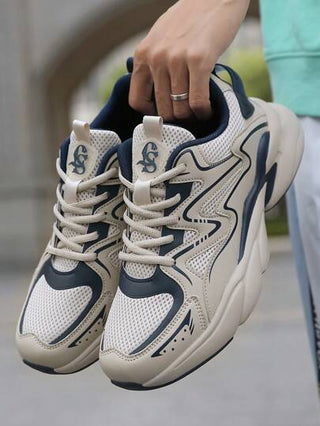 أحذية رياضية كاجوال رياضية للرجال والنساء بنمط رباط خفيفة الوزن وقابلة للتنفس بتصميم عصري، أحذية كرة سلة للرجال والنساء، مقاسات كبيرة الحجم