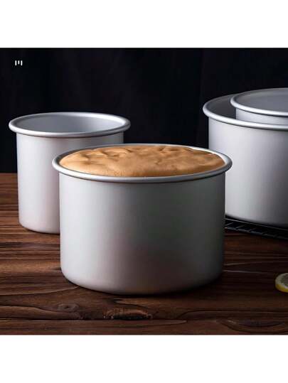 قالب كيك ، قالب خبز كعكة الشيفون ، قالب كيك عالي ، قالب كيك قابل للفك ، قالب كيك دائري من سبيكة الألمنيوم ، مناسب للاستخدام العائلي وحفلات