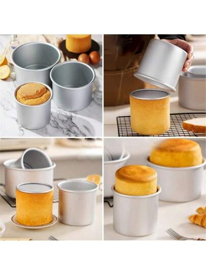 قالب كيك ، قالب خبز كعكة الشيفون ، قالب كيك عالي ، قالب كيك قابل للفك ، قالب كيك دائري من سبيكة الألمنيوم ، مناسب للاستخدام العائلي وحفلات