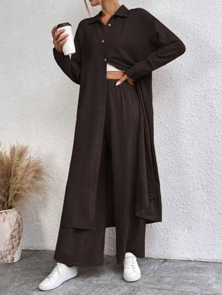 LUNE بدلة نسائية من قطعتين للارتداء اليومي