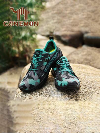 CANEMON أحذية رياضية خفيفة للرجال للسير لارتداء خارج المنزل، أحذية رياضية خارجية رياضية مضادة للانزلاق