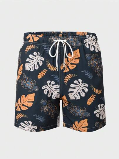 Manfinity VDAYZ شورتات شاطئ رجالية موضة، مناسبة للصيف