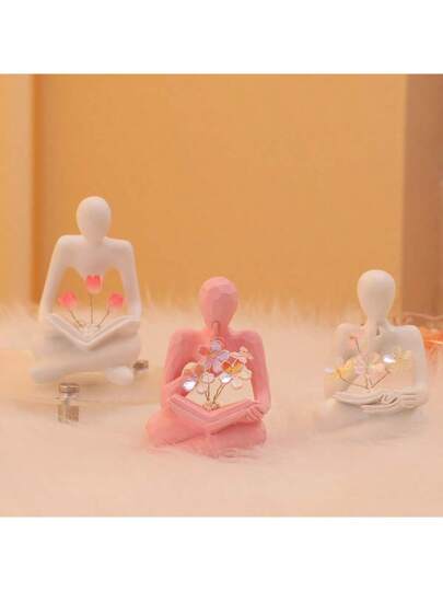 قطعة واحدة نحت ضوء ليلي بتصميم الزهرة التوليب ديكور منزلي، حداثي بسيط، ديكور غرفة المعيشة، هدية عيد ميلاد إبداعية مميزة