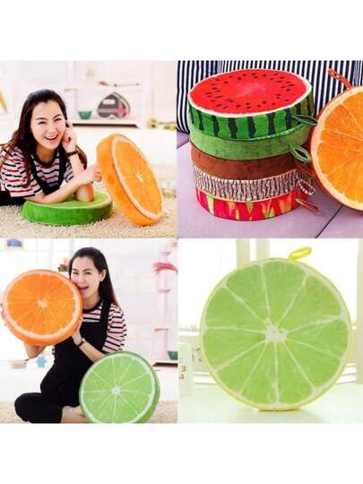 أثاث مكتبي وسائد دائرية ذات موضوع طريف لفاكهة لكراسي الطعام في الخارج, توفر الراحة.