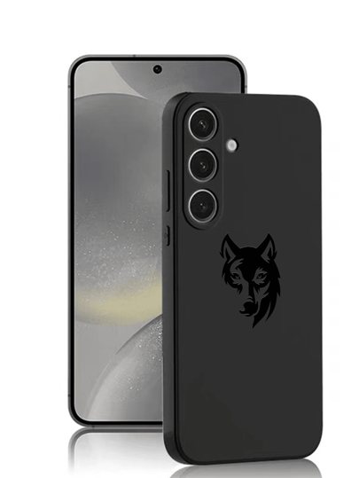 غطاء هاتف محمي مضاد للسقوط ومضاد للانزلاق بتصميم رأس الذئب الوحشي، متوافق مع أجهزة و Honor و Redmi و Galaxy