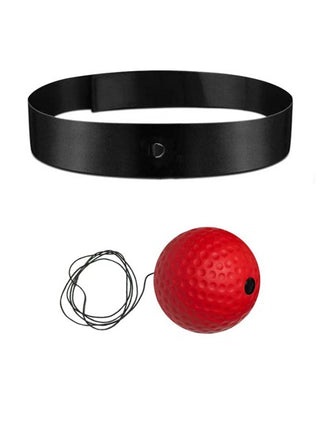 مجموعة لياقة بدنية للكبار لتحفيز الانتباه والتركيز والرد، تشمل؛ شريط الرأس، كرة الاستجابة، كرة الملاكمة، كرة السرعة السحرية، اكسسوارات للملاكمة للمبتدئين