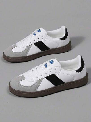 أحذية تدريب ألمانية للرجال، أحذية رياضية ذات نعل ناعم خفيفة الوزن، أحذية رياضية بأصابع مستديرة وأربطة