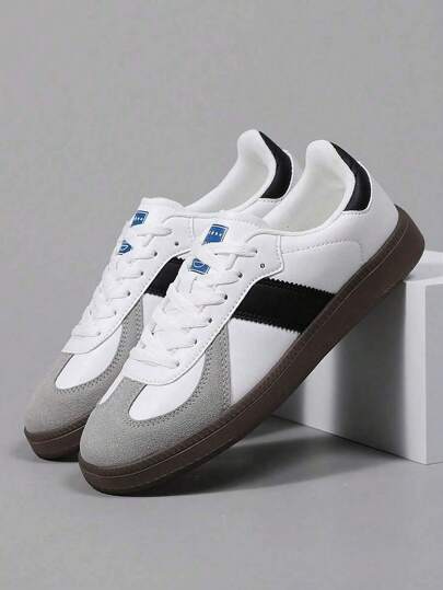 أحذية تدريب ألمانية للرجال، أحذية رياضية ذات نعل ناعم خفيفة الوزن، أحذية رياضية بأصابع مستديرة وأربطة