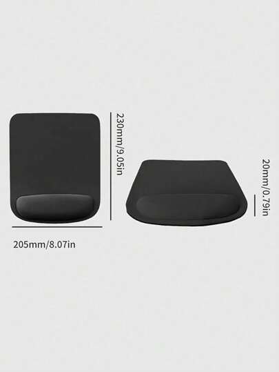 وسادة معصم حاسوب مكتبي بلون واحد - دعم إرجونوميكي للطباعة وتحريك الفأرة - لموظفي المكتب واللاعبين - هدية مثالية لموظفي المكاتب في العودة إلى المدرسة