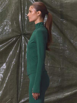 Musera Sport جاكيت مضغوط بسحاب بأكمام طويلة ، موسيرا رياضي نشط للتمرين ، تنس البادل والريكيتبول والبكل بول