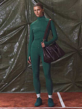 Musera Sport جاكيت مضغوط بسحاب بأكمام طويلة ، موسيرا رياضي نشط للتمرين ، تنس البادل والريكيتبول والبكل بول