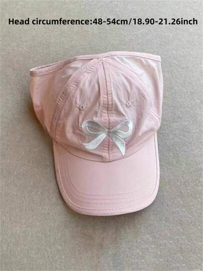1 قطعة قبعة رياضية بذيل حصان مناسبة للأطفال في الصيف، قبعة بيسبول مريحة متعددة الاستخدامات مع ظهر مفتوح، جميلة للبنات والأولاد