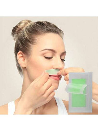 10 شريط شمع للوجه، إزالة شعر الوجه، مجموعة إزالة شعر سريعة وبدون آلام، لجميع أنواع البشرة