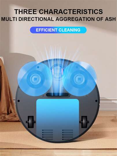 1 قطعة مكنسة كهربائية، مكنسة روبوت، مكنسة تنظيف وكنس، مكنسة كهربائية روبوتية ذكية، آلة تنظيف، مكنسة صغيرة، ممسحة تنظيف أوتوماتيكية مريحة، آلة تنظيف الأرضيات المنزلية