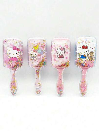 Sanrio مجموعة فرش مكياج سانريو سلسلة فتاة هيلو كيتي الوردية 1 قطعة/2 قطعة/4 قطع/12 قطعة، أهداف HK المتنوعة تشمل: فرشاة مكياج، قفاز غرام، مرآة قابلة للطي الاتجاه، مرآة محمولة، غطاء الشعر، مقطع الحمالة، مشط وسادة هوائية، مناسبة للرحلات الشاطئية...