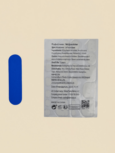 لاصقات مانعة للمع للأظافر بشكل مربع، ألوان مدهشة بنقشة الليمون الأصفر لربيع/صيف، شرائط أظافر لامعة
