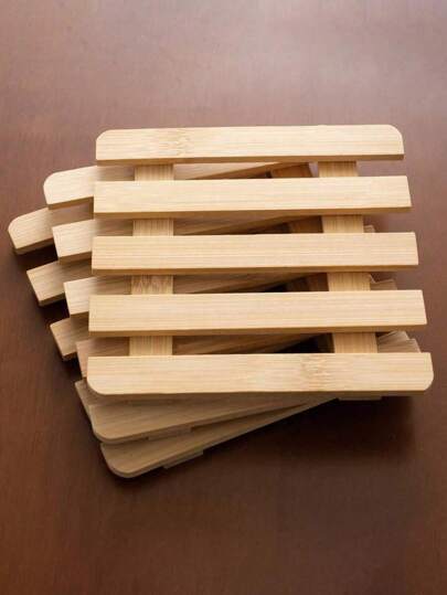 1 قطعة/2 قطعة/مجموعة من أماكن الطعام المستطيلة ذات النمط المخطط المنفذ، وأطباق خشبية لمناضد الطعام، ضرورية للمطاعم والمطابخ والحداثة، أساسية للعودة إلى المدرسة، هدية للأمهات