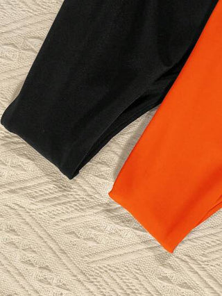 SHEIN Swim Curve قطعتين من ملابس السباحة ذات اللون الأحادي للنساء، بمقاسات كبيرة
