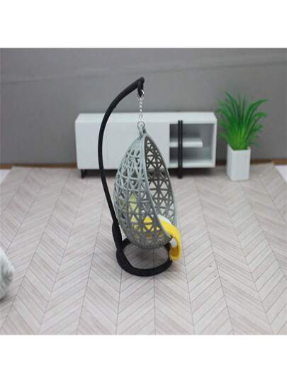 1:30/1:20/1:12 سلة معلقة ديكورية لبيت الدمية, أثاث مصغر سلة معلقة, خامات نموذج اللعب الرملي, كرسي معلق نموذجي, كنبة صغيرة مائلة, كنبة دودة مصغرة, كنبة سلة لبيت الدمية, أثاث بيت الدمية, أثاث للعب التظاهري