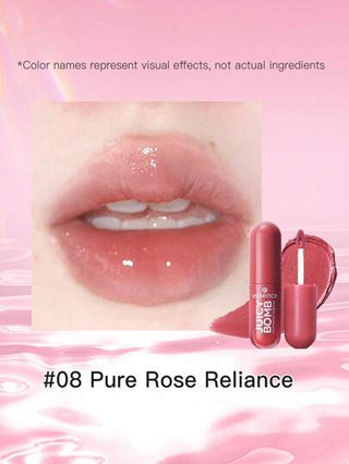 Essence إيسنس جوسي بوم ملمع الشفاه المنتفخ 08 ورد سكسي مبسط - 2.6 مل