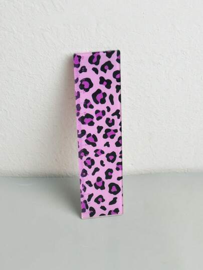 أدوات مكتبية ومدرسية ROMWE Grunge Punk مسطرة بمقياس قياس ذات نمط نمر كرتوني، لوازم طلابية عودة إلى المدرسة، المسطرة رقم 1310375