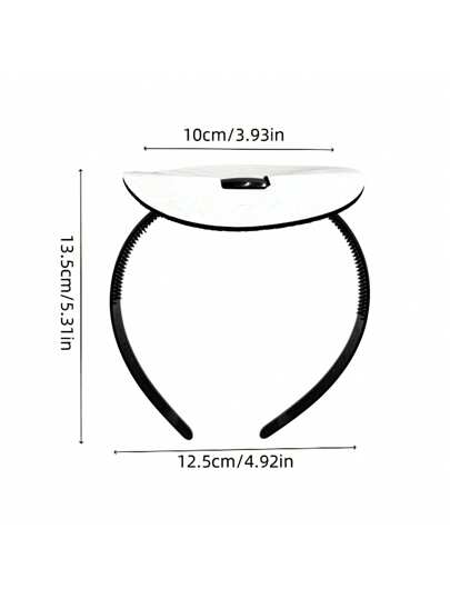 1 قطعة/2 قطعة عصابة رأس مانعة للانزلاق مناسبة لقبعات التخرج للطلبة والسيدات (قبعة التخرج غير مشمولة)، الهدية المثالية باللون الأسود