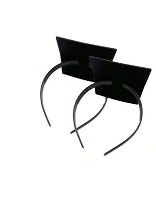 1 قطعة/2 قطعة عصابة رأس مانعة للانزلاق مناسبة لقبعات التخرج للطلبة والسيدات (قبعة التخرج غير مشمولة)، الهدية المثالية باللون الأسود