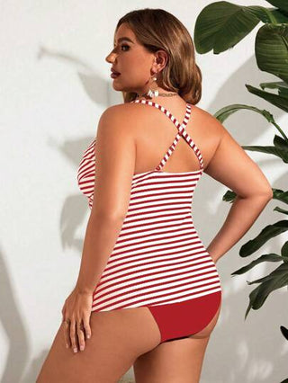Swim Lushoire طقم بكيني ملابس علوية عارض الحجم الكبير ، موضة الصيف