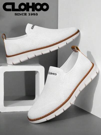 CLOHOO أحذية رياضية كاجوال من علامة تجارية CLOHOO احصرية، مصنوعة من شبكة تنفس، أحذية походная مريحة بقاع ناعم، تصميم كلاسيكي متين أحذية رياضية رجالية