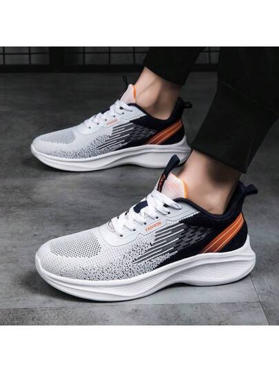أحذية رياضية خفيفة الوزن مشبكة هوائية ماصة للصدمات لرجال، مناسبة للجري والاستخدام اليومي الصيفي