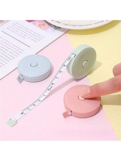 أدوات مكتبية ومدرسية 3 قطع شريط قياس Umiwin لقياس الجسم, شريط قياس طوله 60 بوصة لقياس الملابس والخياطة, شريط قياس مرن مزدوج القياس، شريط قياس قابل للسحب