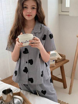 بيجاما DAZY ملابس بيجاما/ملابس منزلية كبيرة الحجم للفتيات للموسم الانتقالي