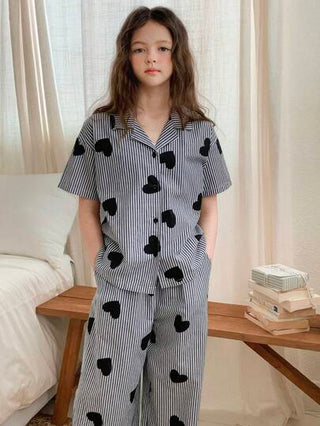بيجاما DAZY ملابس بيجاما/ملابس منزلية كبيرة الحجم للفتيات للموسم الانتقالي