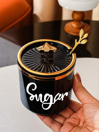 قاروره خزن منزلية وللمطاعم من البلاستيك للمطبخ، وعاء زخرفي لتخزين الملح والسكر والتوابل، مناسب للاستخدام في الهواء الطلق والأعراس والحفلات والهدايا وأعياد الميلاد