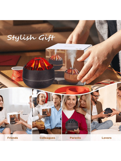 جهاز انتشار العطر الأوتوماتيكي فائق الصمت مع إيقاف تلقائي، مرطب بالفحم للمنزل والمكتب أو الصالة الرياضية